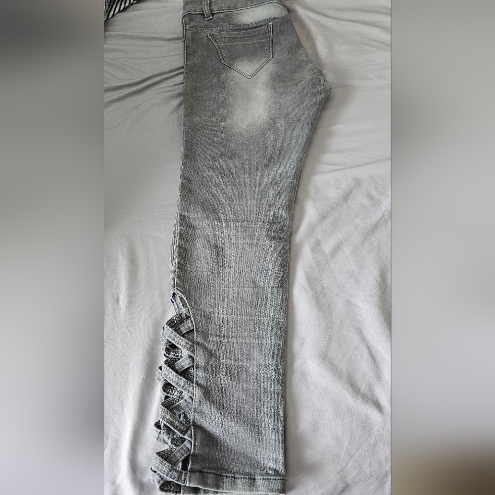 Grey jeans